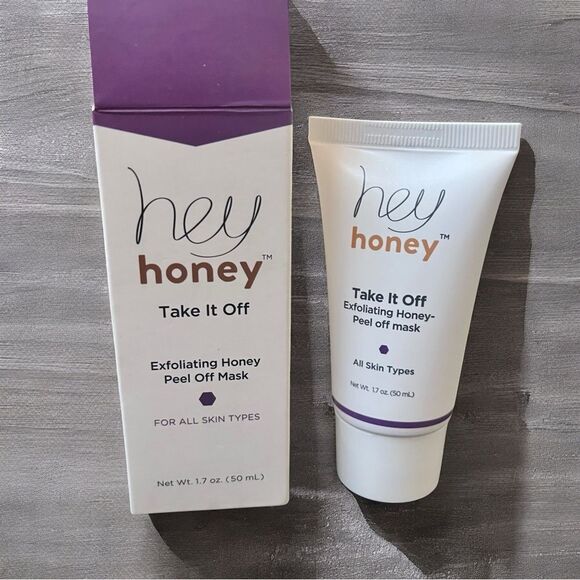 New Sealed hey honey TAKE IT Off Exfoliating honey Peel Off Mask 1.7oz - Picture 5 of 8